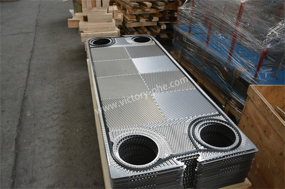 M6 / M6M ALFA Máy trao đổi nhiệt tấm vật liệu thép không gỉ