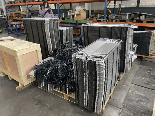 M6 / M6M ALFA Máy trao đổi nhiệt tấm vật liệu thép không gỉ