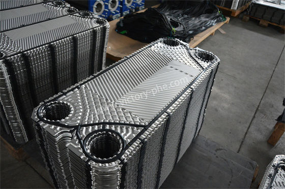 Bộ trao đổi nhiệt tấm công nghiệp PHE 1000mm Chiều dài tấm đệm
