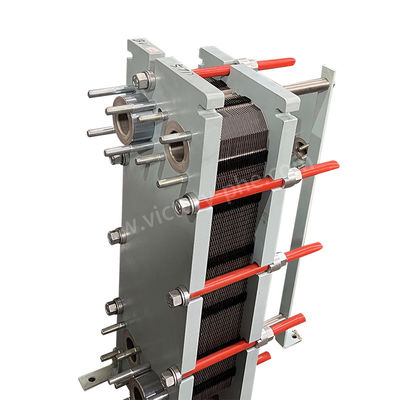 Máy trao đổi nhiệt tấm bốc hơi tối đa 18t / h Với vật liệu tấm gasket NBR / EPDM