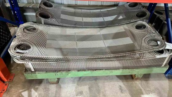Hastelloy GEA Đĩa trao đổi nhiệt Dấu hình dải Herringbone