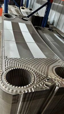 5mm tấm Pitch Sàn trao đổi nhiệt tấm với các mô hình corrugation tùy chỉnh
