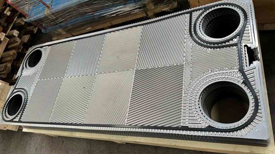 Vicarb trao đổi nhiệt tấm tấm trong thép không gỉ / titanium