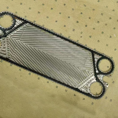 SUS304 Flanged Gasketed Heat Exchanger Plates Khu vực chuyển nhiệt Chế độ xử lý bề mặt yên tĩnh