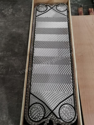Đĩa trao đổi nhiệt Herringbone cho các ứng dụng nhiệt độ với NBR / EPDM / Viton Gasket